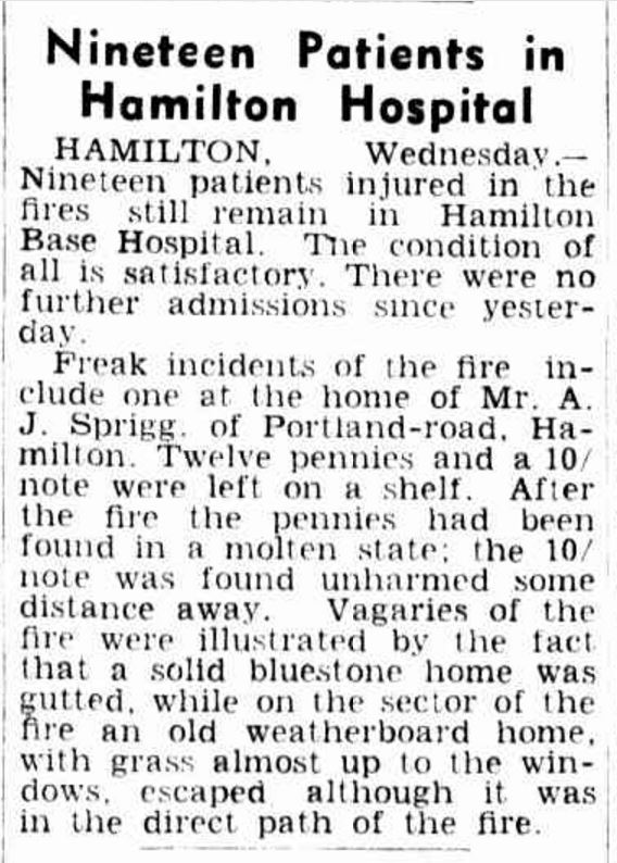 "Nineteen Patients in Hamilton Hospital" The Age (Melbourne, Vic. : 1854 - 1954) 20 January 1944: .