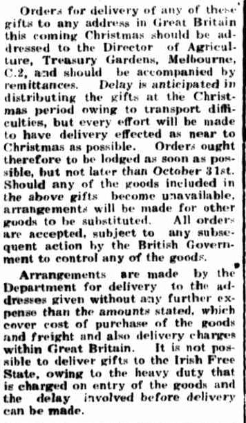 CHRISTMAS GIFTS. (1939, October 23). Portland Guardian (Vic. : 1876 - 1953), p. 3 Edition: EVENING.. Retrieved December 15, 2012, from http://nla.gov.au/nla.news-article64394241