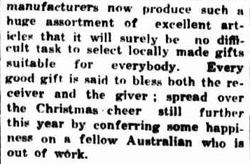 JOBS & CHRISTMAS BOXES. (1932, December 8). Portland Guardian (Vic. : 1876 - 1953), p. 2 Edition: EVENING.. Retrieved December 15, 2012, from http://nla.gov.au/nla.news-article64299947