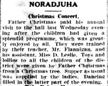 NORADJUHA. (1940, December 24). The Horsham Times (Vic. : 1882 - 1954), p. 4. Retrieved December 18, 2012, from http://nla.gov.au/nla.news-article73155694