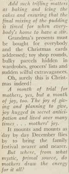 Editorial. (1949, December 3). The Australian Women's Weekly (1933 - 1982), p. 18. Retrieved December 20, 2012, from http://nla.gov.au/nla.news-article51594508