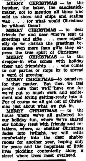 Christmas !. (1941, December 19). Williamstown Chronicle (Vic. : 1856 - 1954), p. 2 Supplement: Greetings Our Christmas Supplement. Retrieved December 18, 2012, from http://nla.gov.au/nla.news-article70713662