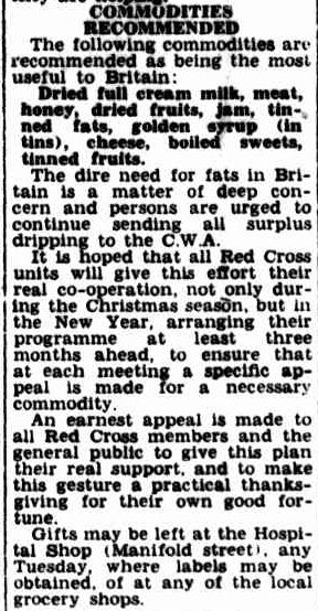 Christmas Food For Britain. (1947, December 15). Camperdown Chronicle (Vic. : 1877 - 1954), p. 1 Edition: Afternoons.. Retrieved December 19, 2012, from http://nla.gov.au/nla.news-article65243667