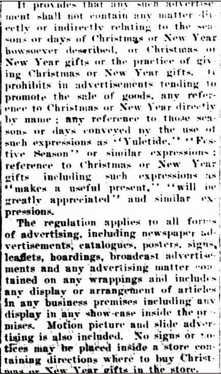 CHRISTMAS SHOPPING. (1942, November 27). The Horsham Times (Vic. : 1882 - 1954), p. 2. Retrieved December 19, 2012, from http://nla.gov.au/nla.news-article72706611