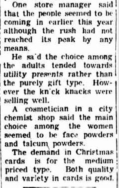 SHOPS READY. (1953, December 18). The Horsham Times (Vic. : 1882 - 1954), p. 1. Retrieved December 21, 2012, from http://nla.gov.au/nla.news-article72776491