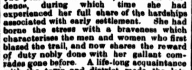 Old Resident Passes. (1925, March 5). Portland Guardian (Vic. : 1876 - 1953), p. 2 Edition: EVENING.. Retrieved March 26, 2013, from http://nla.gov.au/nla.news-article64106818