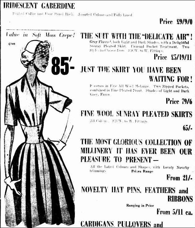 Advertising. (1953, March 27). The Horsham Times (Vic. : 1882 - 1954), p. 6. Retrieved May 31, 2013, from http://nla.gov.au/nla.news-article72766479