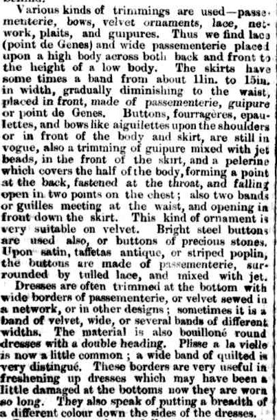 FASHIONS FOR JANUARY. (1860, March 19). The Argus (Melbourne, Vic. : 1848 - 1957), p. 6. Retrieved June 1, 2013, from http://nla.gov.au/nla.news-article5679112