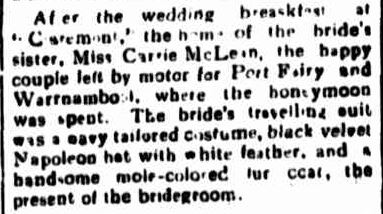 Family Notices. (1922, June 22). Portland Guardian (Vic. : 1876 - 1953), p. 3 Edition: EVENING.. Retrieved July 20, 2013, from http://nla.gov.au/nla.news-article64026127