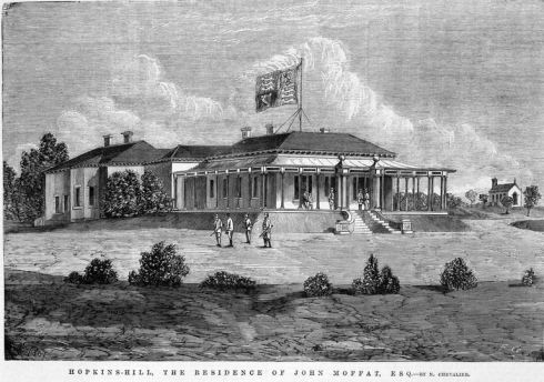 HOPKINS HILL HOMESTEAD. Engraving by Grosse, Frederick, d 1828-1894, Image Courtesy of the State Library of Victoria. Image No. IAN04/02/68/SUPP/4 http://handle.slv.vic.gov.au/10381/237805