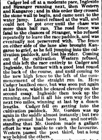 BALLARAT TURF CLUB. (1867, April 13). The Argus (Melbourne, Vic. : 1848 - 1957), p. 6. Retrieved September 16, 2013, from http://nla.gov.au/nla.news-article5764224
