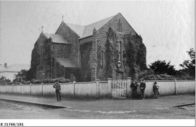 ST STEPHENS CHURCH, PORTLAND (c1880). Image courtesy of the State Library of South Australia. Image No. B 21766/101 http://images.slsa.sa.gov.au/mpcimg/22000/B21766_101.htm