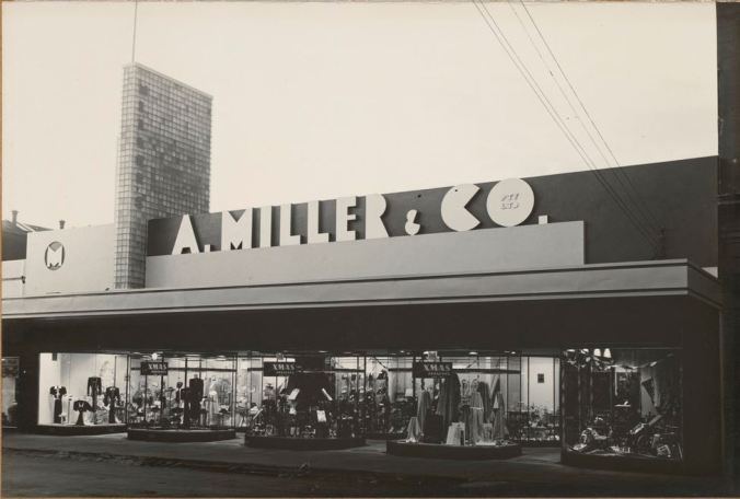 A. MILLER & CO. PTY LTD, GRAY STREET, HAMILTON. Circa 1950s.  Image Courtesy of the State Library of Victoria.  Image No.  H91.142/9 http://handle.slv.vic.gov.au/10381/122523