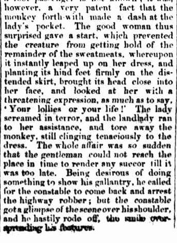 NOVEL HIGHWAY ROBBERY. (1865, October 14). Gippsland Times (Vic. : 1861 - 1954), p. 1 Edition: Morning., Supplement: SUPPLEMENT TO The Gippsland Times.. Retrieved November 19, 2013, from http://nla.gov.au/nla.news-article65366052