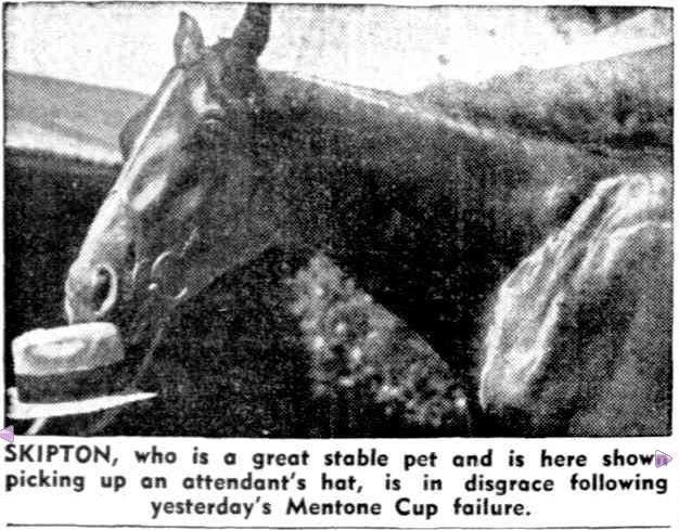 Skipton Doesn't Look Spring Winner. (1942, September 20). Sunday Times (Perth, WA : 1902 - 1954), p. 5. Retrieved November 2, 2013, from http://nla.gov.au/nla.news-article59171794