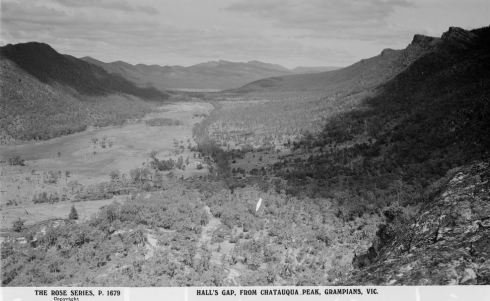 FYANS VALLEY, HALLS GAP.  Image Courtesy of State Library of Victoria.  Image no. H32492/2399  http://handle.slv.vic.gov.au/10381/63181