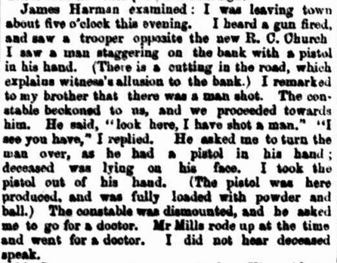 "A BUSHRANGER SHOT." The Age (Melbourne, Vic. : 1854 - 1954) 24 Feb 1859 .