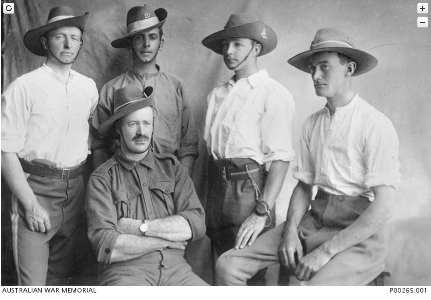  Image Courtesy of the Australian War Memorial Image No. P00265.001 http://www.awm.gov.au/collection/P00265.001/