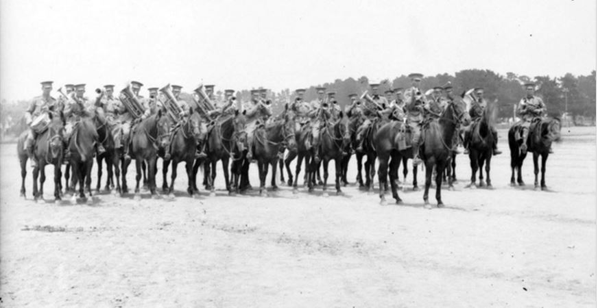 8th LIGHT HORSE REGIMENT c12 February 1915. Image courtesy of the Australian War Memorial. Image no. DAX0136 https://www.awm.gov.au/collection/DAX0136/