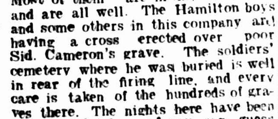 "WITH THE AUSTRALIANS IN FRANCE." Hamilton Spectator (Vic. : 1870 - 1918) 15 Nov 1916: 4. .
