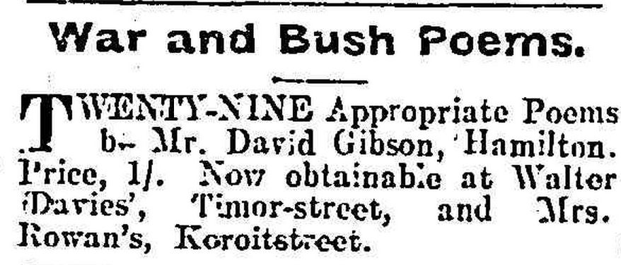"[No heading]." Warrnambool Standard (Vic. : 1914 - 1918) 29 Nov 1918: 1 Edition: DAILY.. Web. .