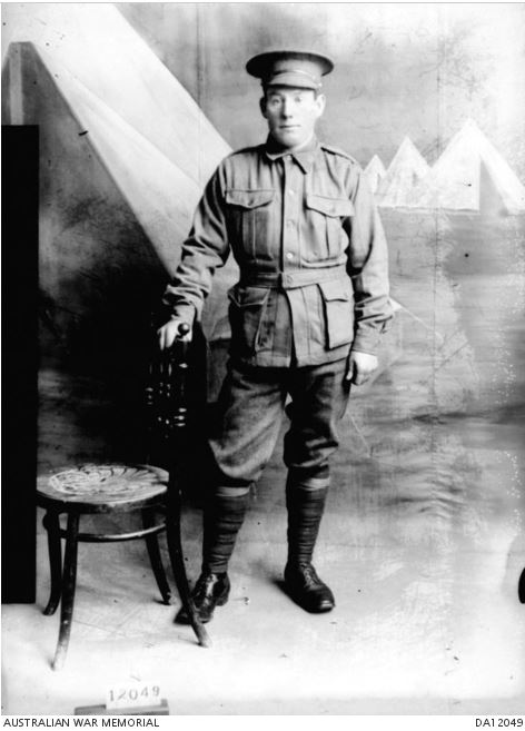 Archibald Alfred RHOOK. Image Courtesy of the Australian War Memorial. Image no. DA12049https://www.awm.gov.au/collection/DA12049/