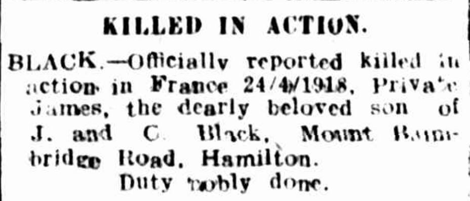 Hamilton Spectator (Vic. : 1870 - 1873; 1914 - 1918) 14 May 1918: 4. .