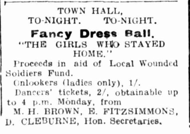 "Advertising." Hamilton Spectator (Vic. : 1870 - 1873; 1914 - 1918) 22 Nov 1915: .