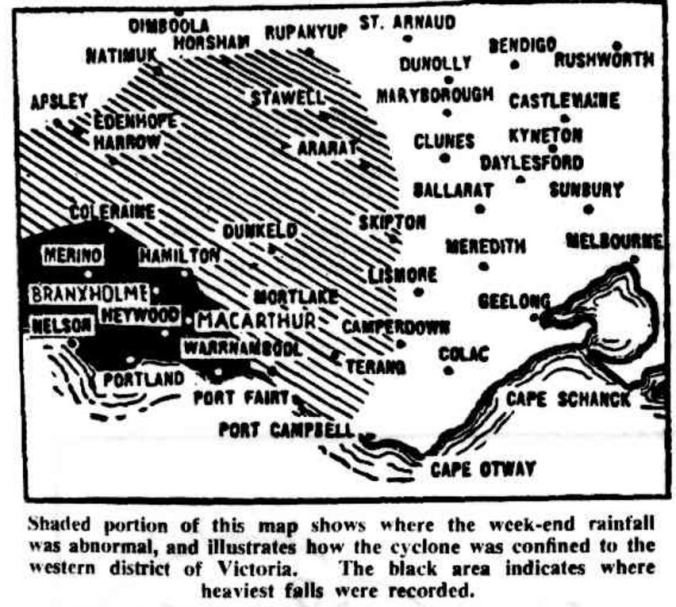 "FAMILY TAKEN OFF ROOF" The Sydney Morning Herald (NSW : 1842 - 1954) 19 March 1946 .