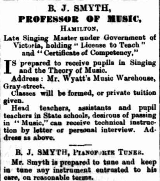 "Advertising" Hamilton Spectator (Vic. : 1870 - 1918) 26 April 1892: 3. .